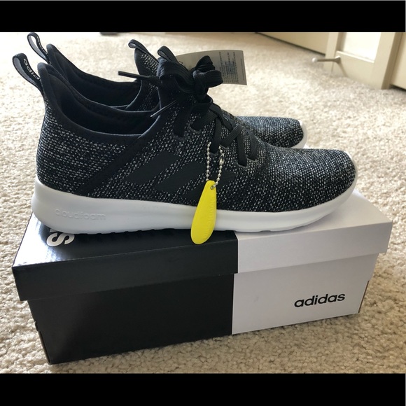 adidas cloudfoam pure shoes black